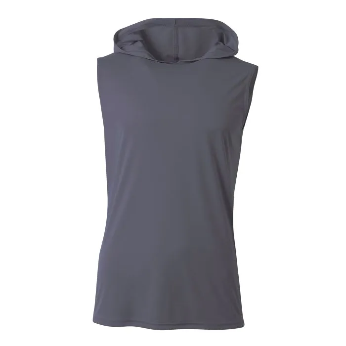 A4 N3410 Cooling Performance Sleeveless Hooded Tee