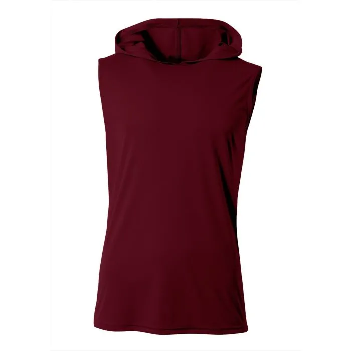 A4 N3410 Cooling Performance Sleeveless Hooded Tee