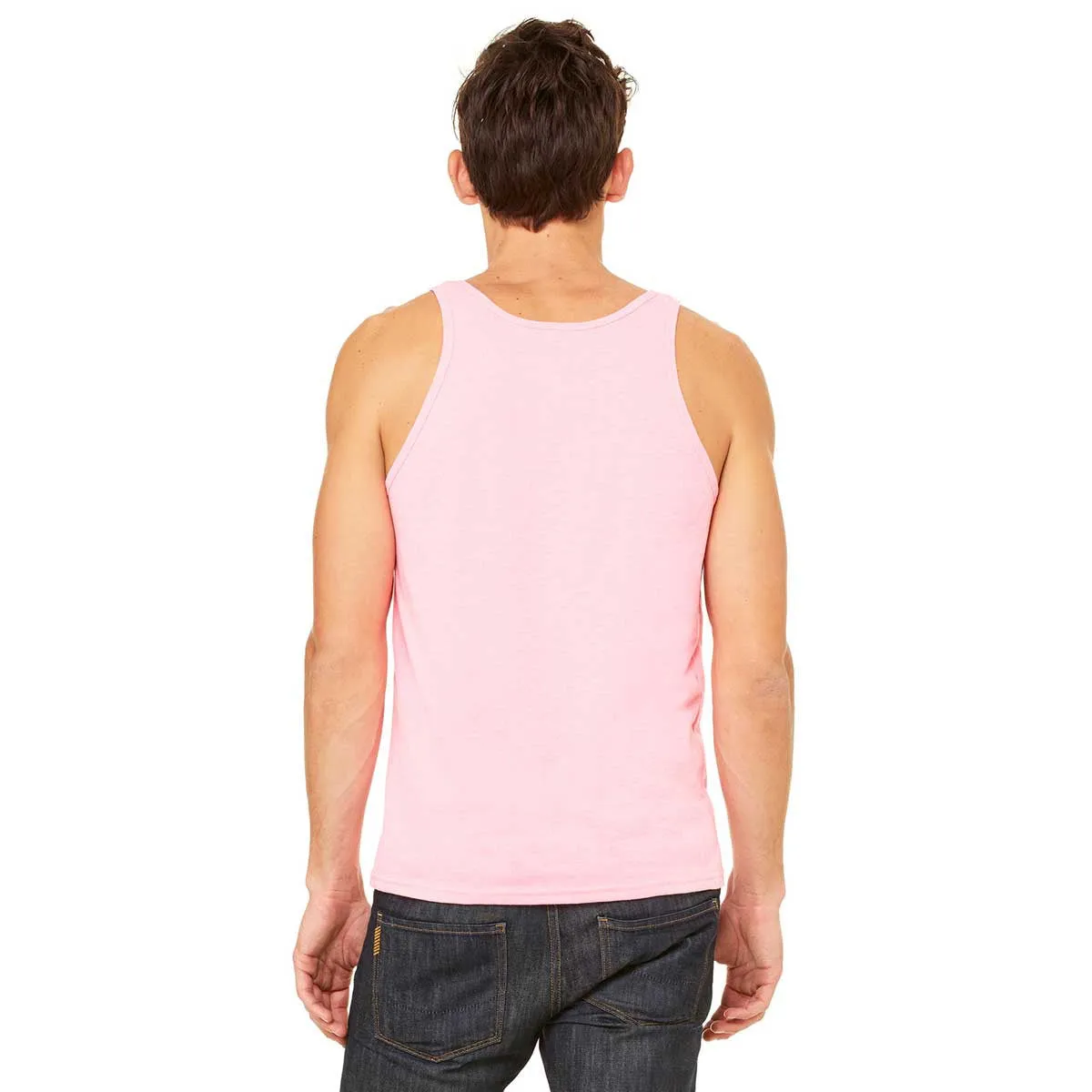 Bella   Canvas Unisex Neon Pink Jersey Tank