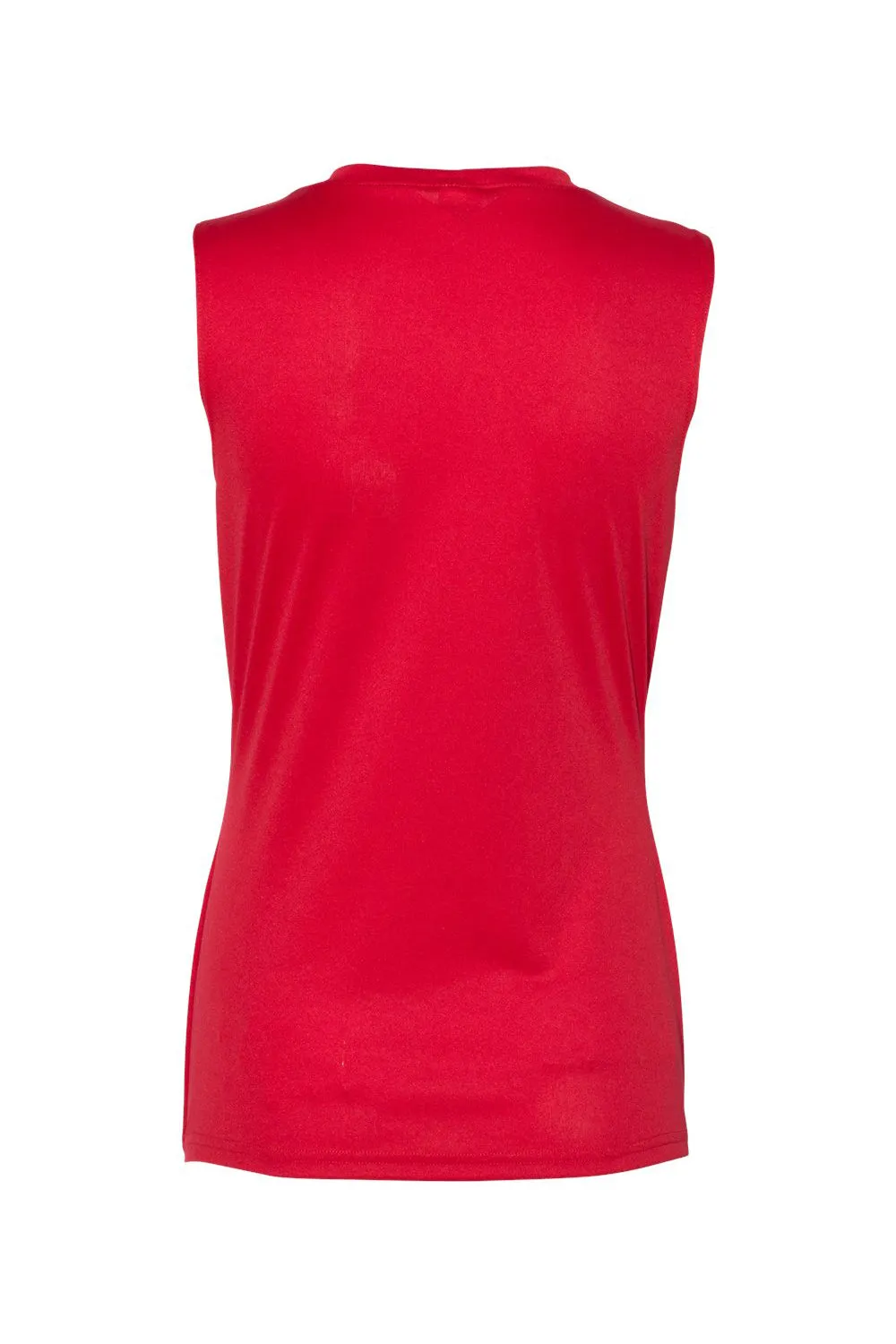 C2 Sport Womens Moisture Wicking V-Neck Tank Top - Red - Closeout