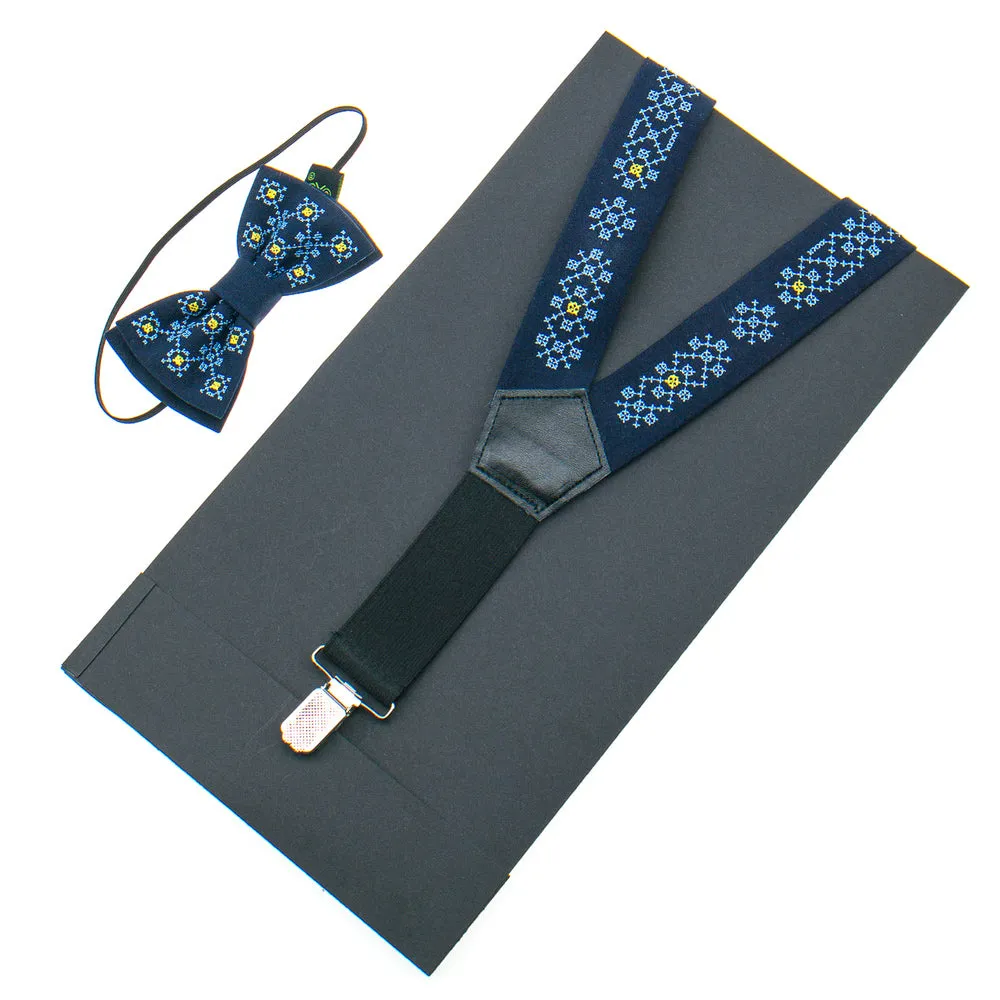 Child Suspenders- Navy