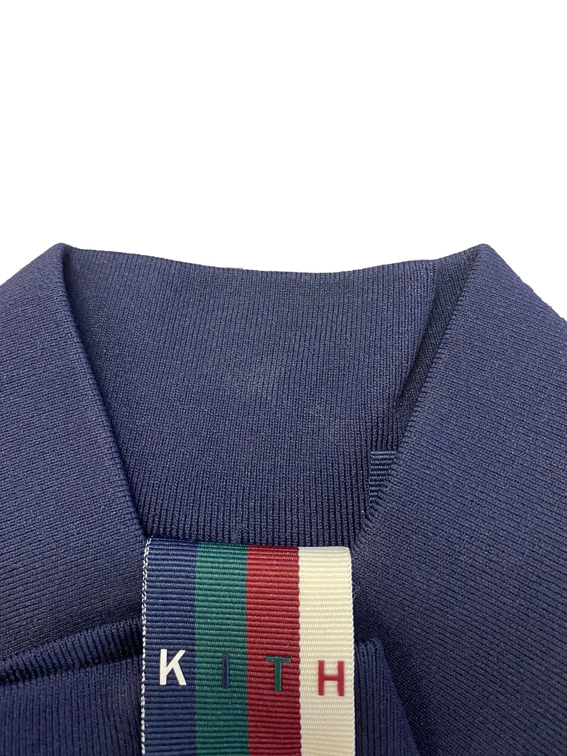 KITH Men's Green/Navy Plaid Roger Track Zip Up Jacket NWOT