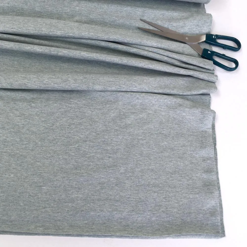 Melange Jersey Solids - Cotton Knit - Green Marl