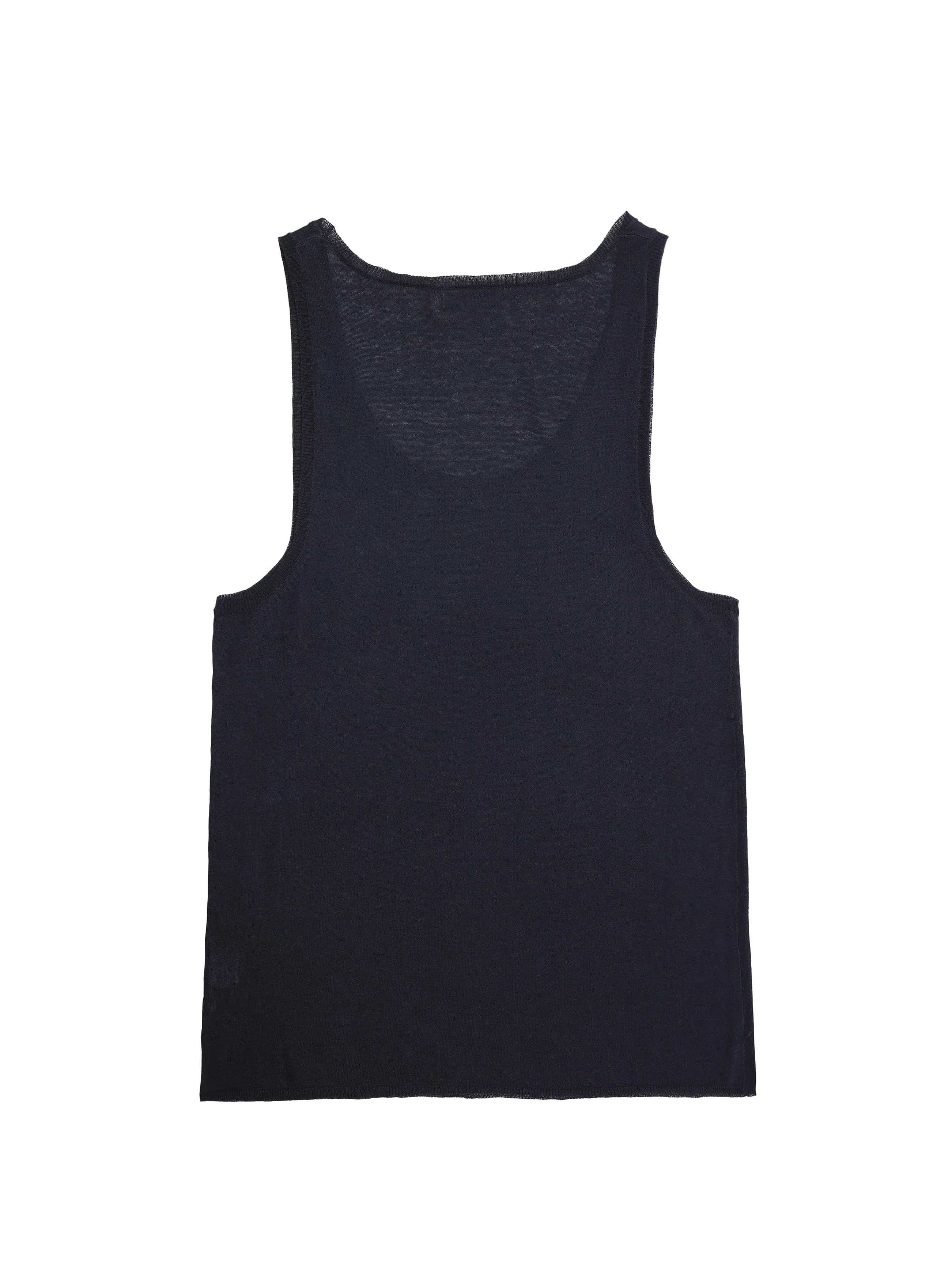Navy Fine Knit Vest