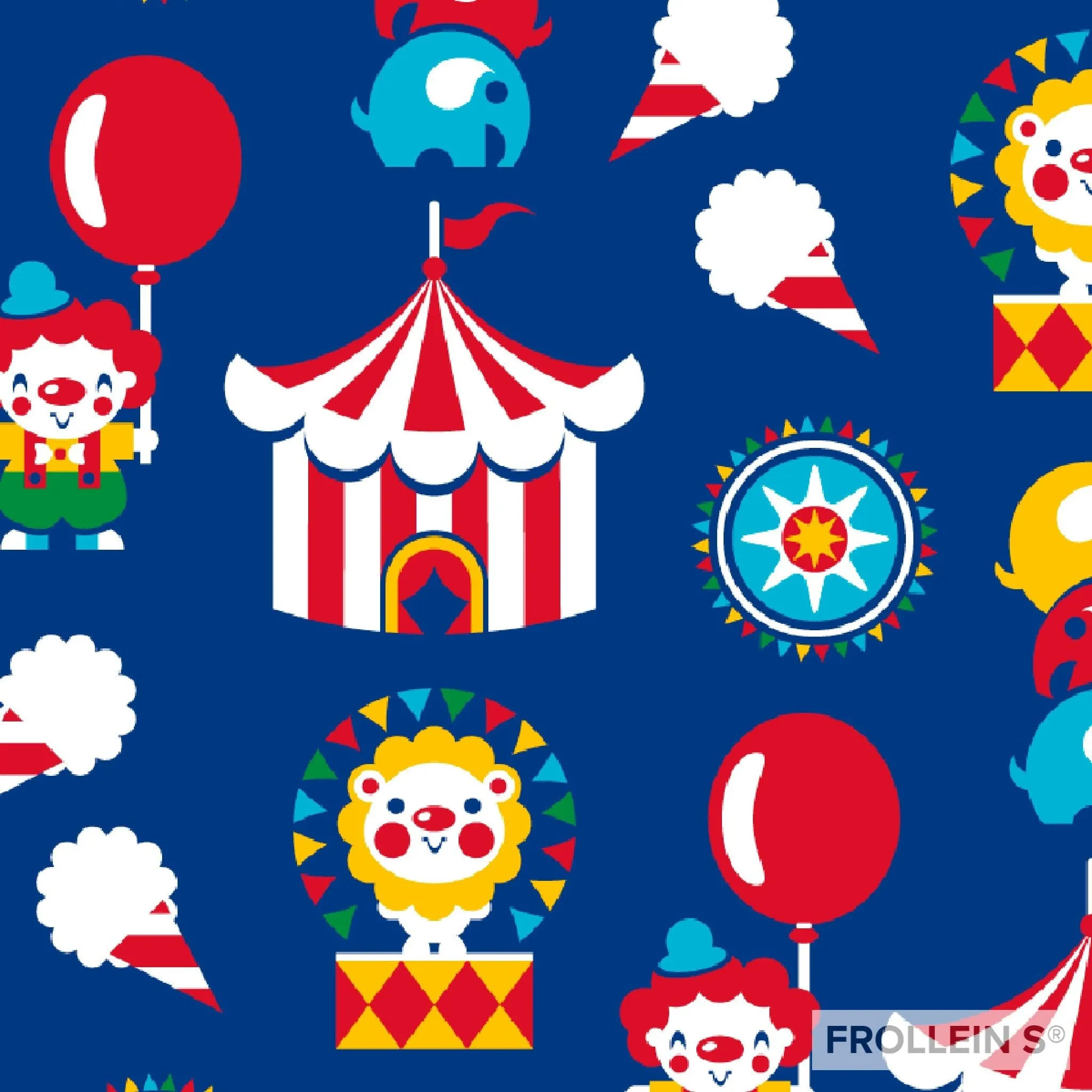 Organic Cotton Jersey - Sweet Circus
