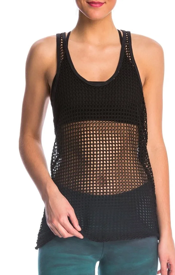 Power Mesh Slouchy Tank