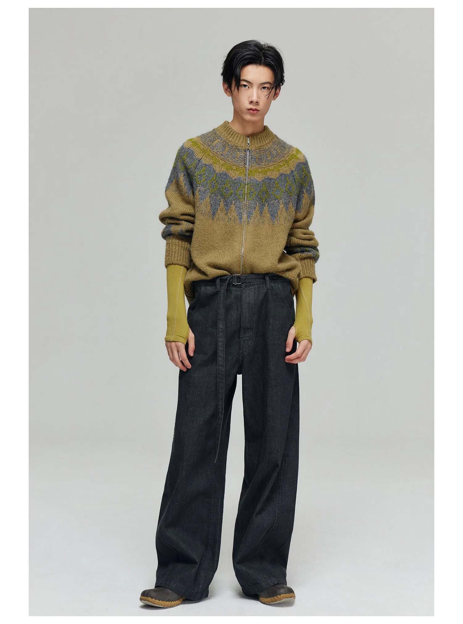 Pure Cotton Wide Leg Jeans