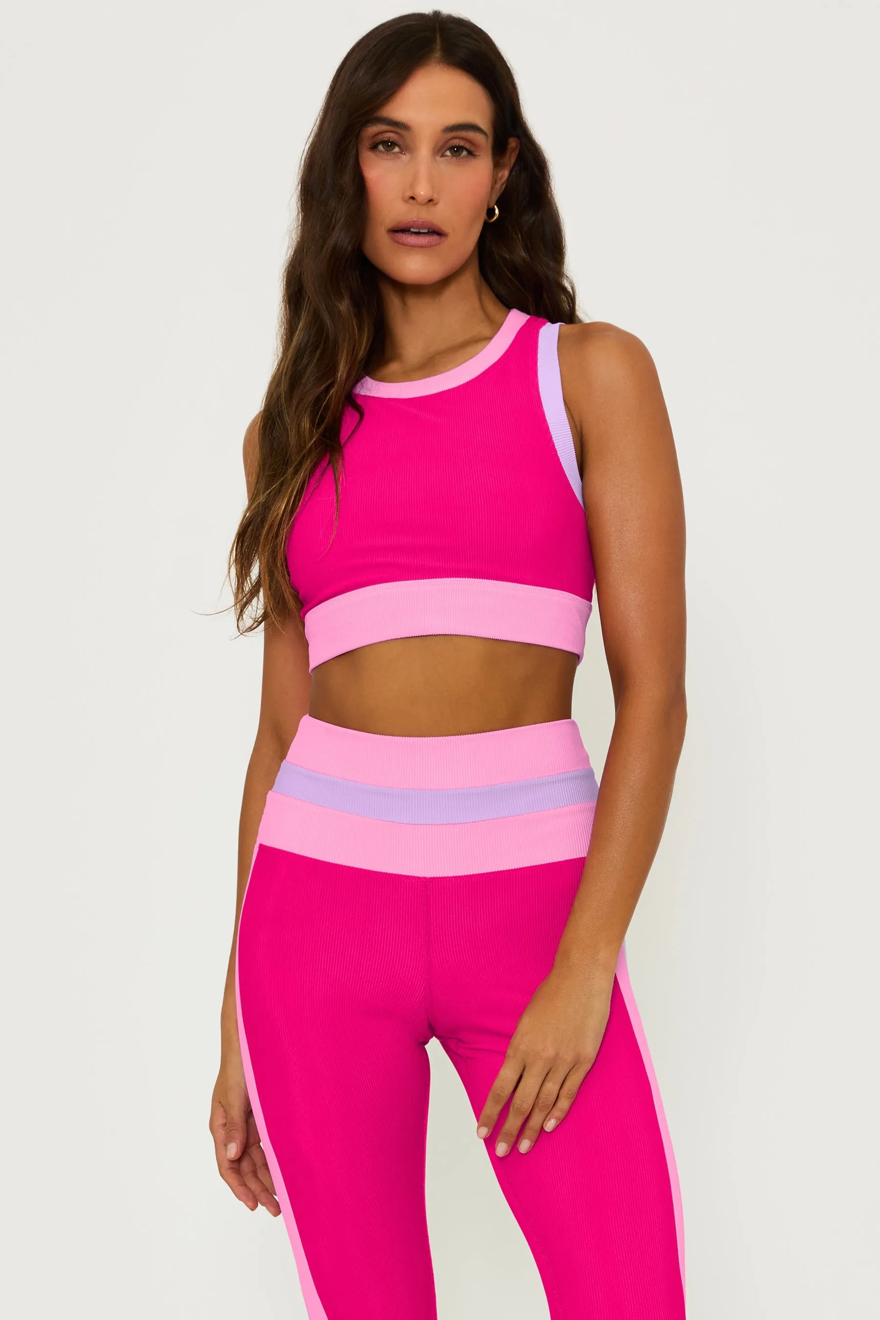 Raspberry Colorblock Gwen Top