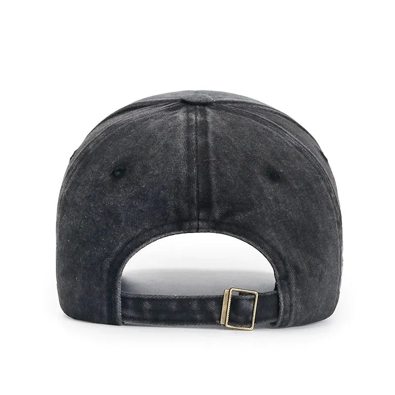 Vintage Baseball Cap Distressed American Denim Used-Look - Unisex Men & Women