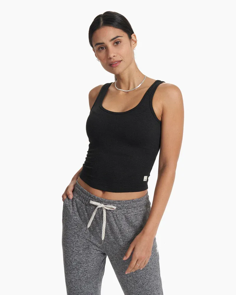 WOMEN'S HALO ESSENTIAL TANK - HBK BLACK HEATHER